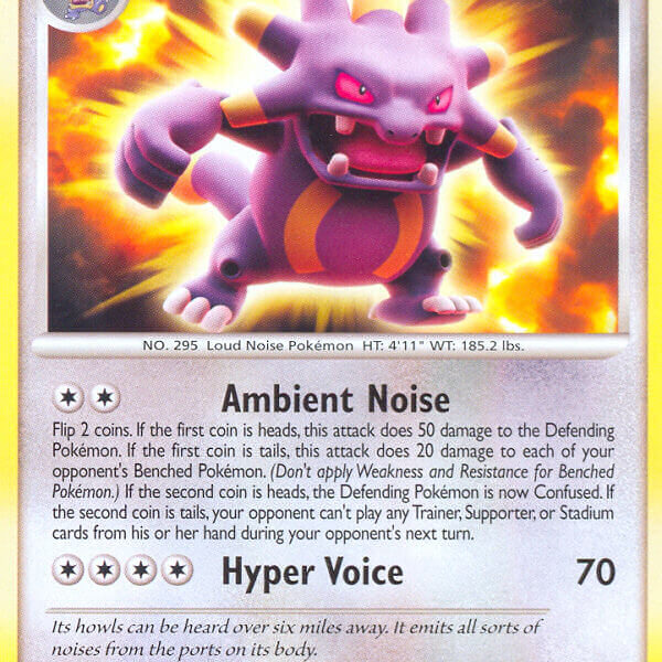 Exploud Pokemon Kaart