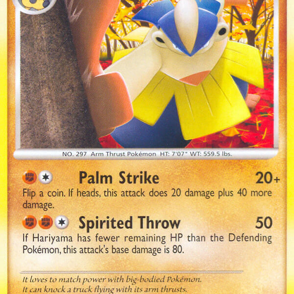 Hariyama Pokemon Kaart