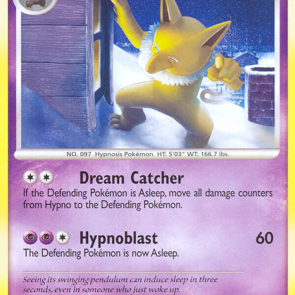 Hypno Pokemon Kaart