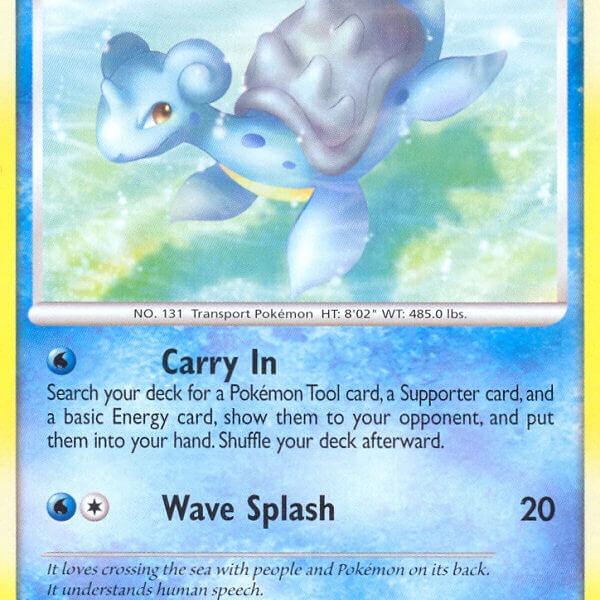 Lapras Pokemon Kaart