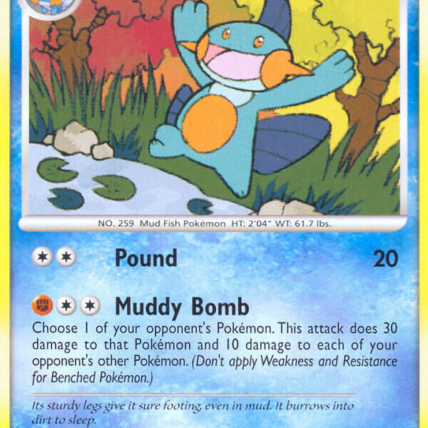 Marshtomp Pokemon Kaart
