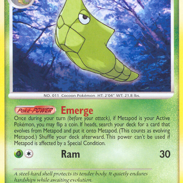 Metapod Pokemon Kaart