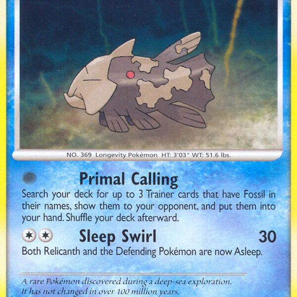 Relicanth Pokemon Kaart