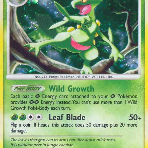 Sceptile Pokemon Kaart