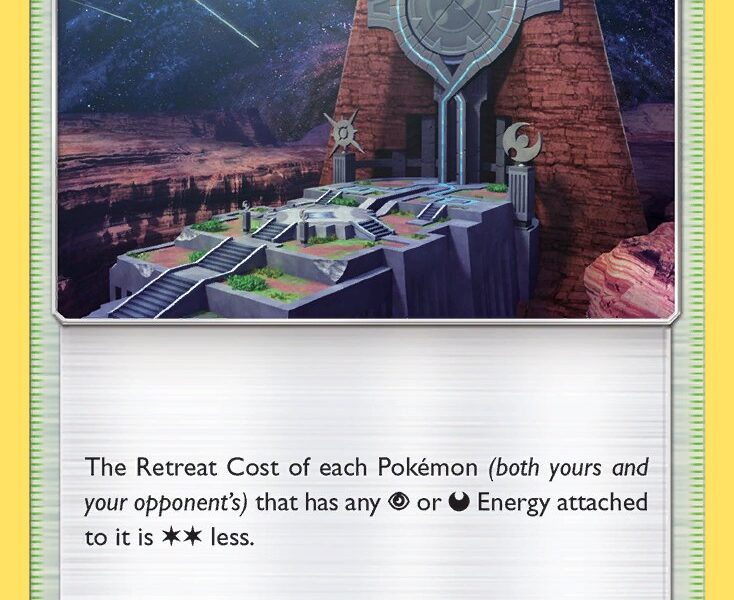 Altar of the Moone Pokemon Kaart