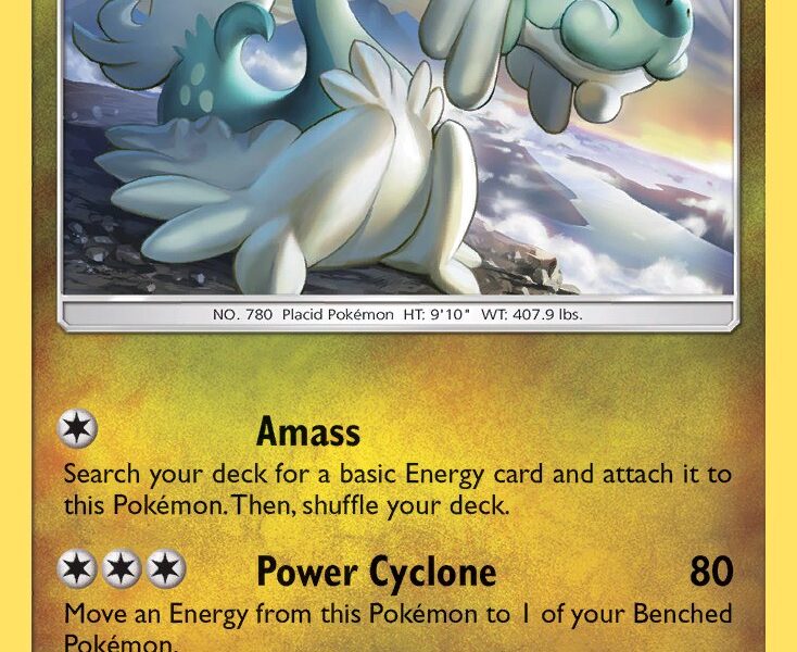 Drampa Pokemon Kaart