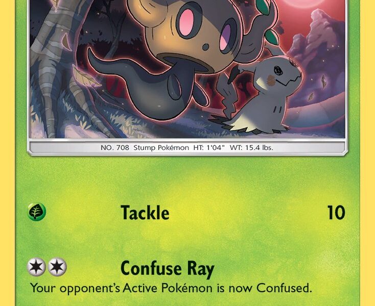 Phantump Pokemon Kaart