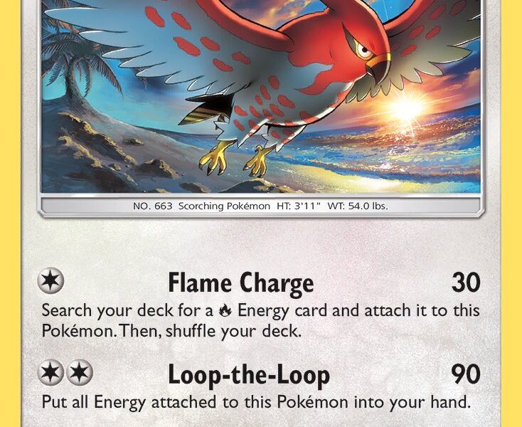 Talonflame Pokemon Kaart