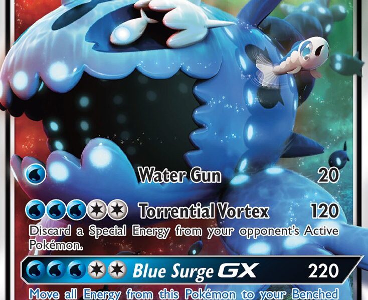 Wishiwashi-GX Pokemon Kaart