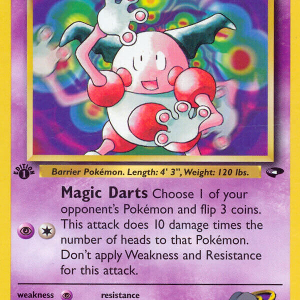Sabrina’s Mr. Mime Pokemon Kaart