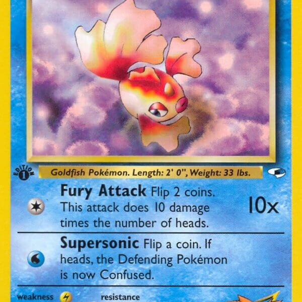 Misty’s Goldeen Pokemon Kaart