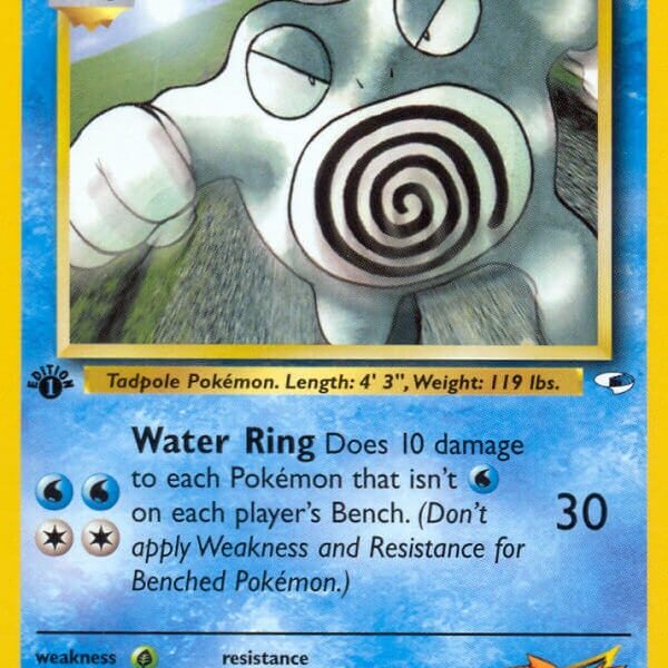 Misty’s Poliwrath Pokemon Kaart