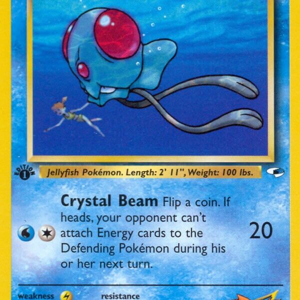 Misty’s Tentacool Pokemon Kaart