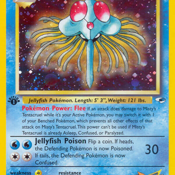 Misty’s Tentacruel Pokemon Kaart
