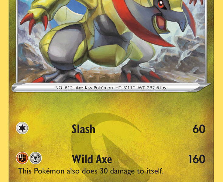 Haxorus Pokemon Kaart