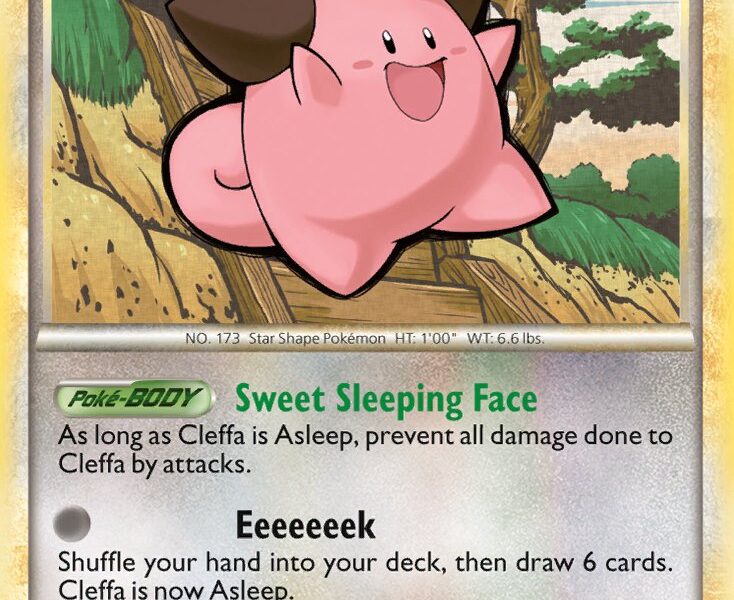 Cleffa Pokemon Kaart