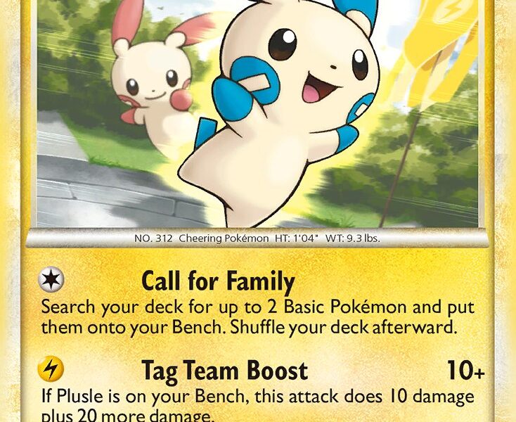 Minun Pokemon Kaart