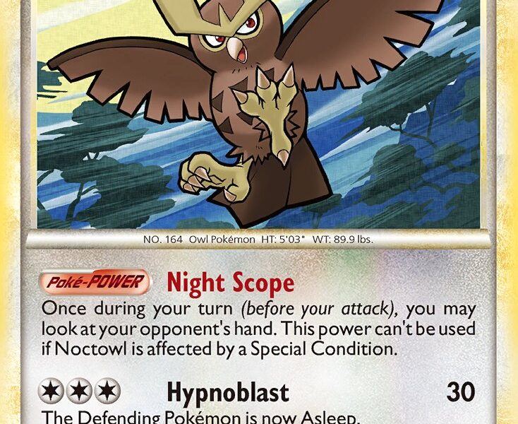 Noctowl Pokemon Kaart