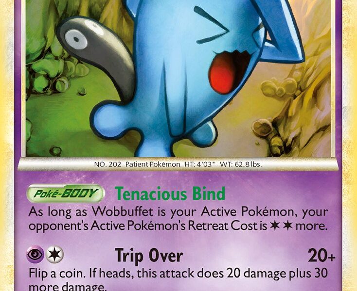 Wobbuffet Pokemon Kaart