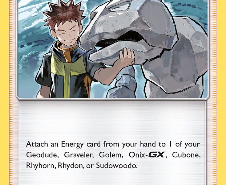 Brock’s Training Pokemon Kaart