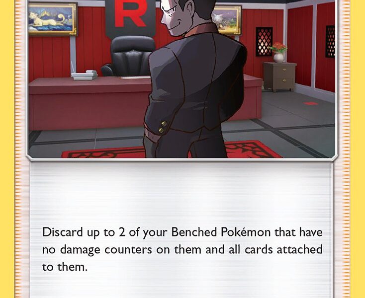 Giovanni’s Exile Pokemon Kaart
