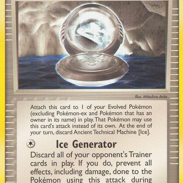 Ancient Technical Machine [Ice] Pokemon Kaart