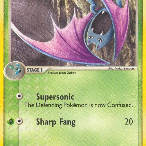 Golbat Pokemon Kaart
