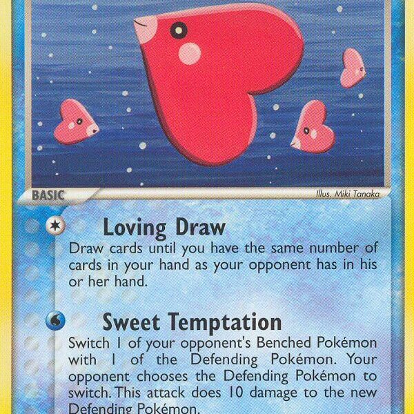 Luvdisc Pokemon Kaart