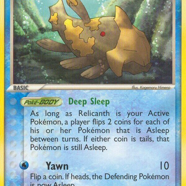 Relicanth Pokemon Kaart