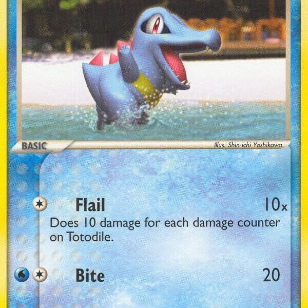 Totodile Pokemon Kaart