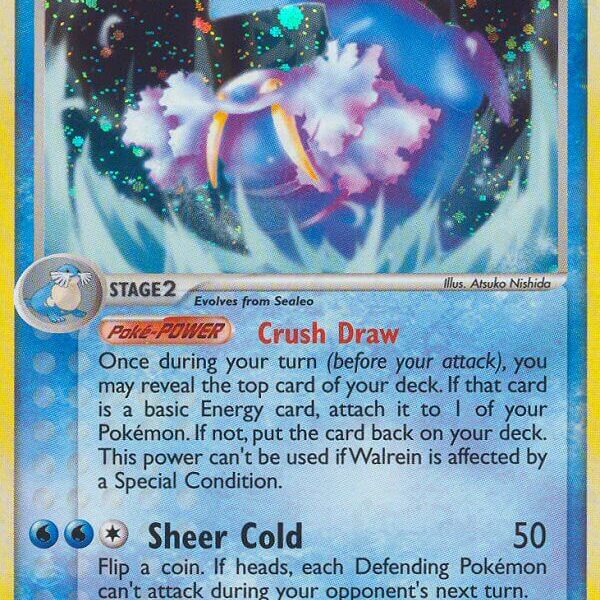 Walrein Pokemon Kaart