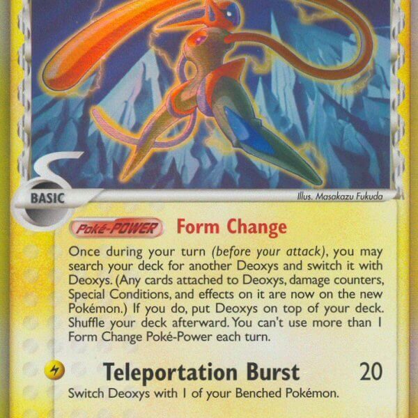 Deoxys Pokemon Kaart