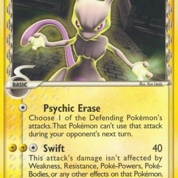 Mewtwo Pokemon Kaart