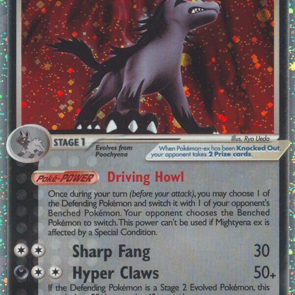 Mightyena ex Pokemon Kaart