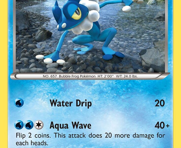 Frogadier Pokemon Kaart