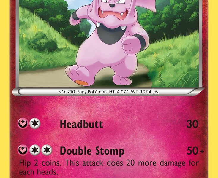 Granbull Pokemon Kaart