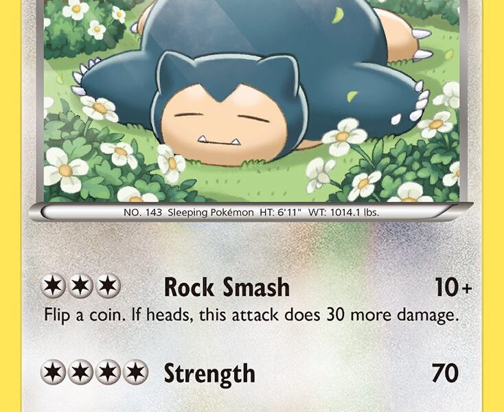 Snorlax Pokemon Kaart