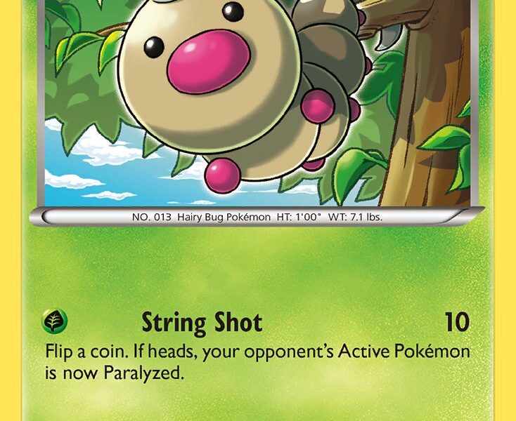 Weedle Pokemon Kaart