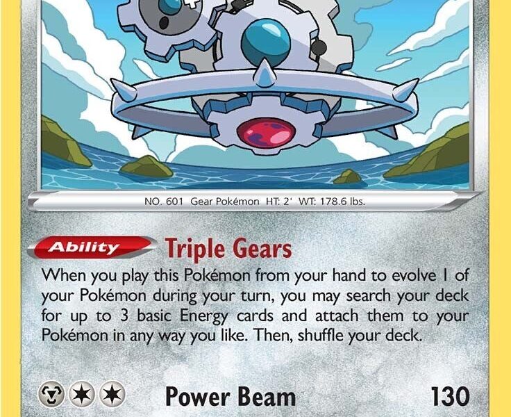 Klinklang Pokemon Kaart