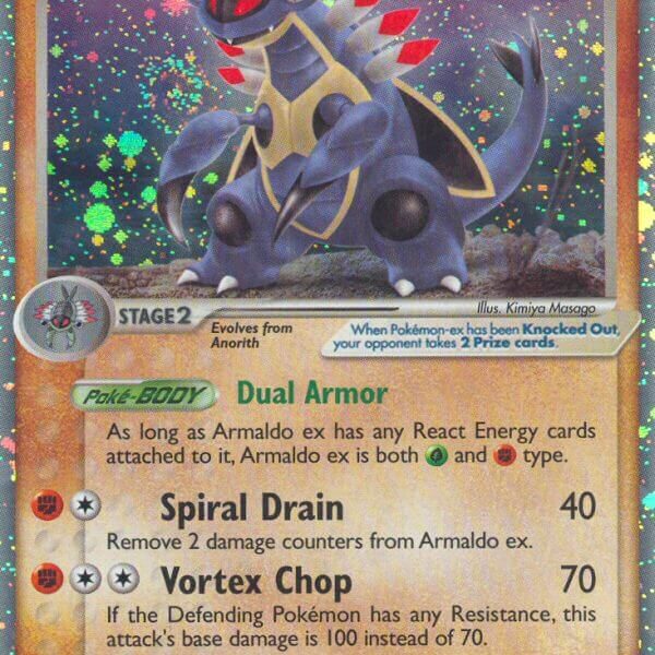 Armaldo ex Pokemon Kaart