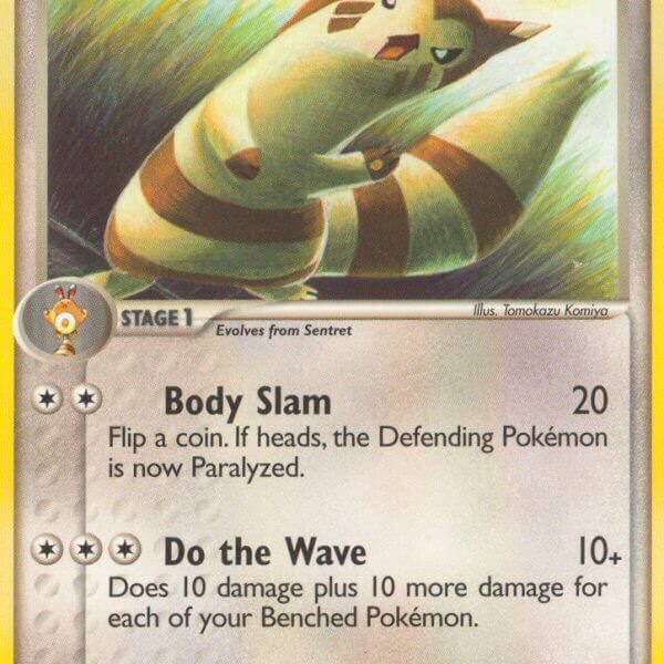 Furret Pokemon Kaart