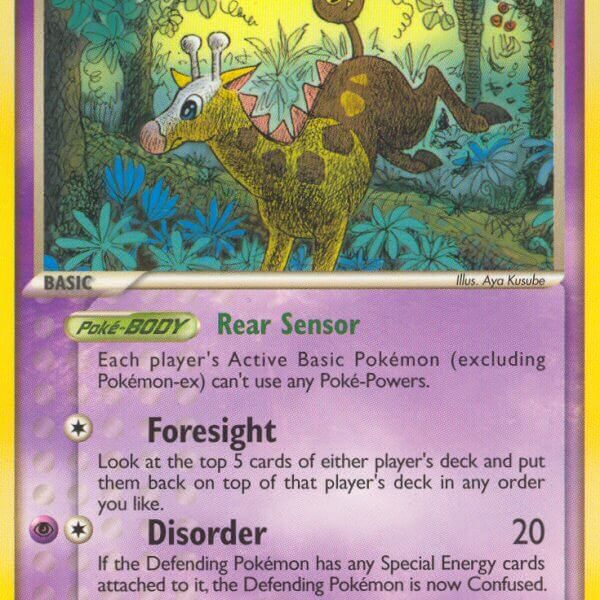 Girafarig Pokemon Kaart