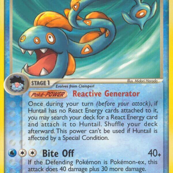 Huntail Pokemon Kaart