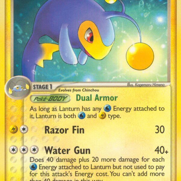 Lanturn Pokemon Kaart