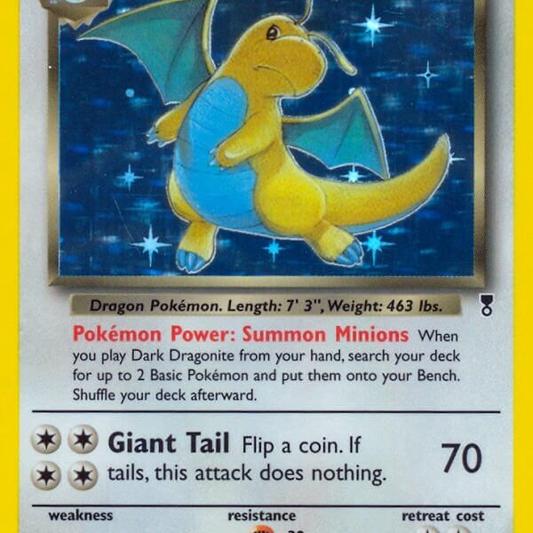 Dark Dragonite Pokemon Kaart