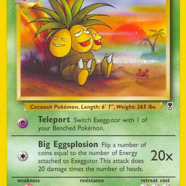 Exeggutor Pokemon Kaart