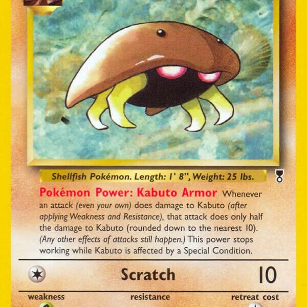 Kabuto Pokemon Kaart