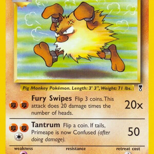 Primeape Pokemon Kaart