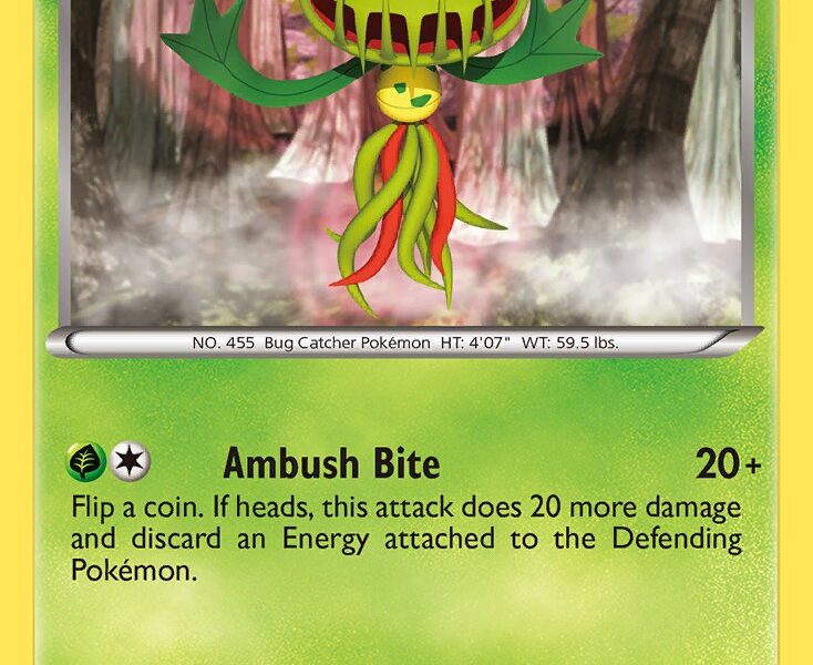 Carnivine Pokemon Kaart