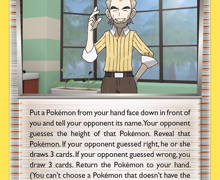 Cedric Juniper Pokemon Kaart